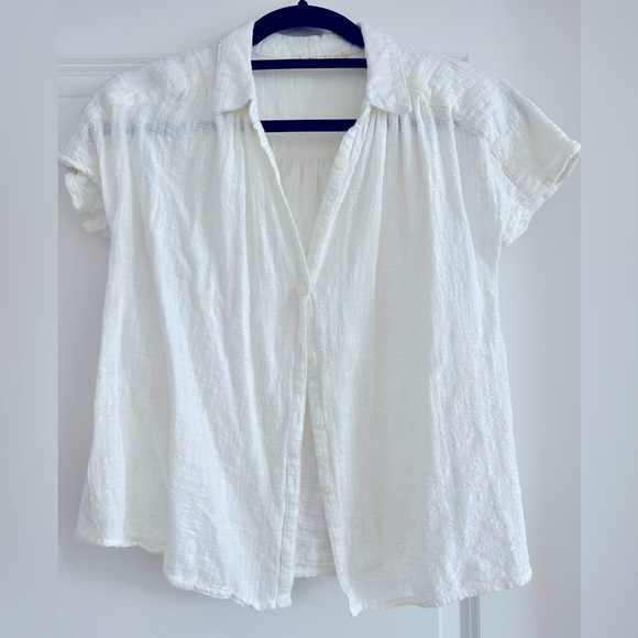Linen Short Sleeve Button Down Shirt - Baby main image 0